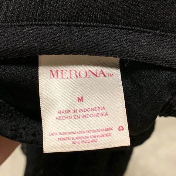 Black halter top tankini - Picture 3 of 3